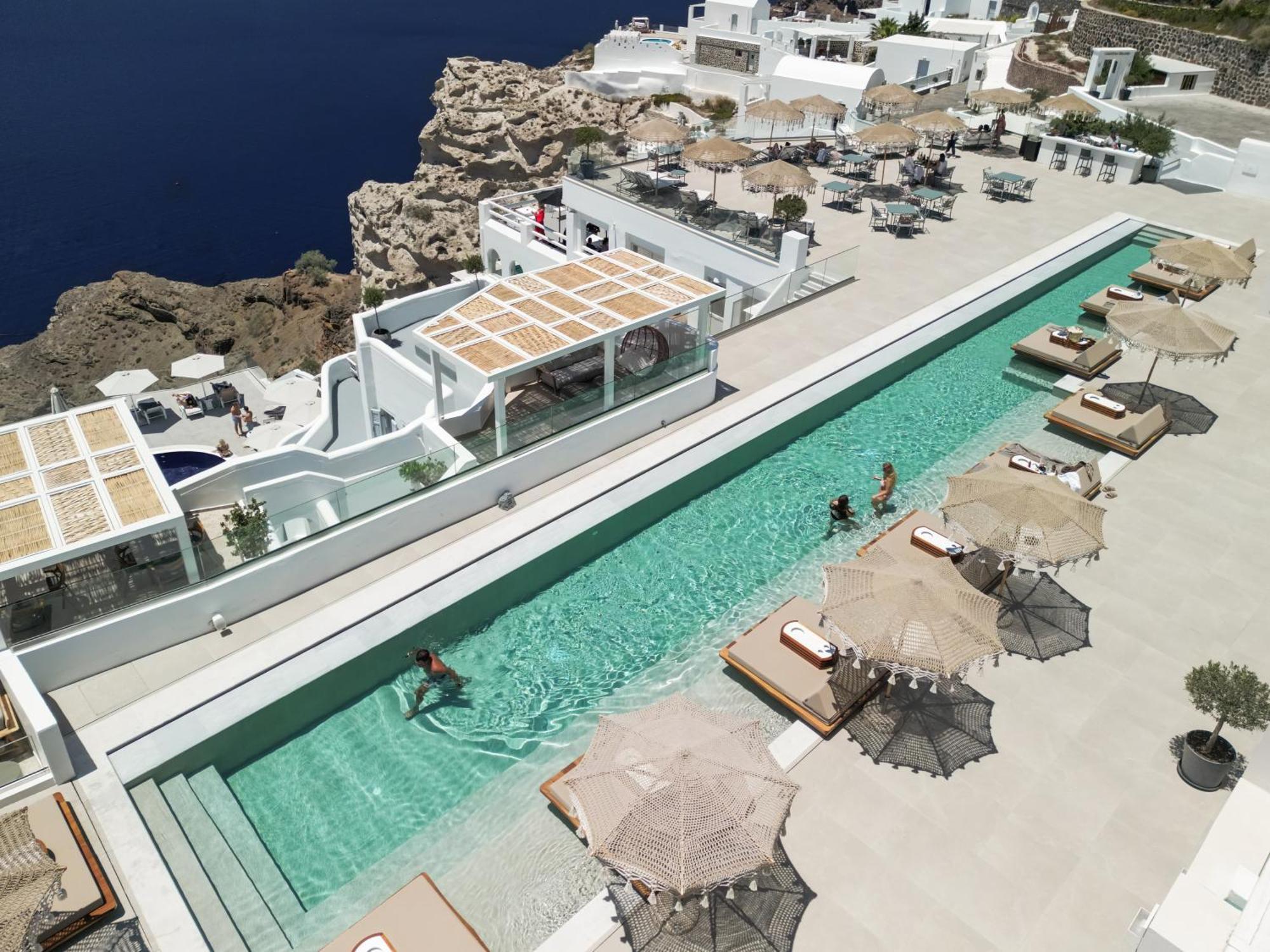 Apeiron Blue Santorini - Sustainable Adults Only 14 Plus Fira  Exteriér fotografie