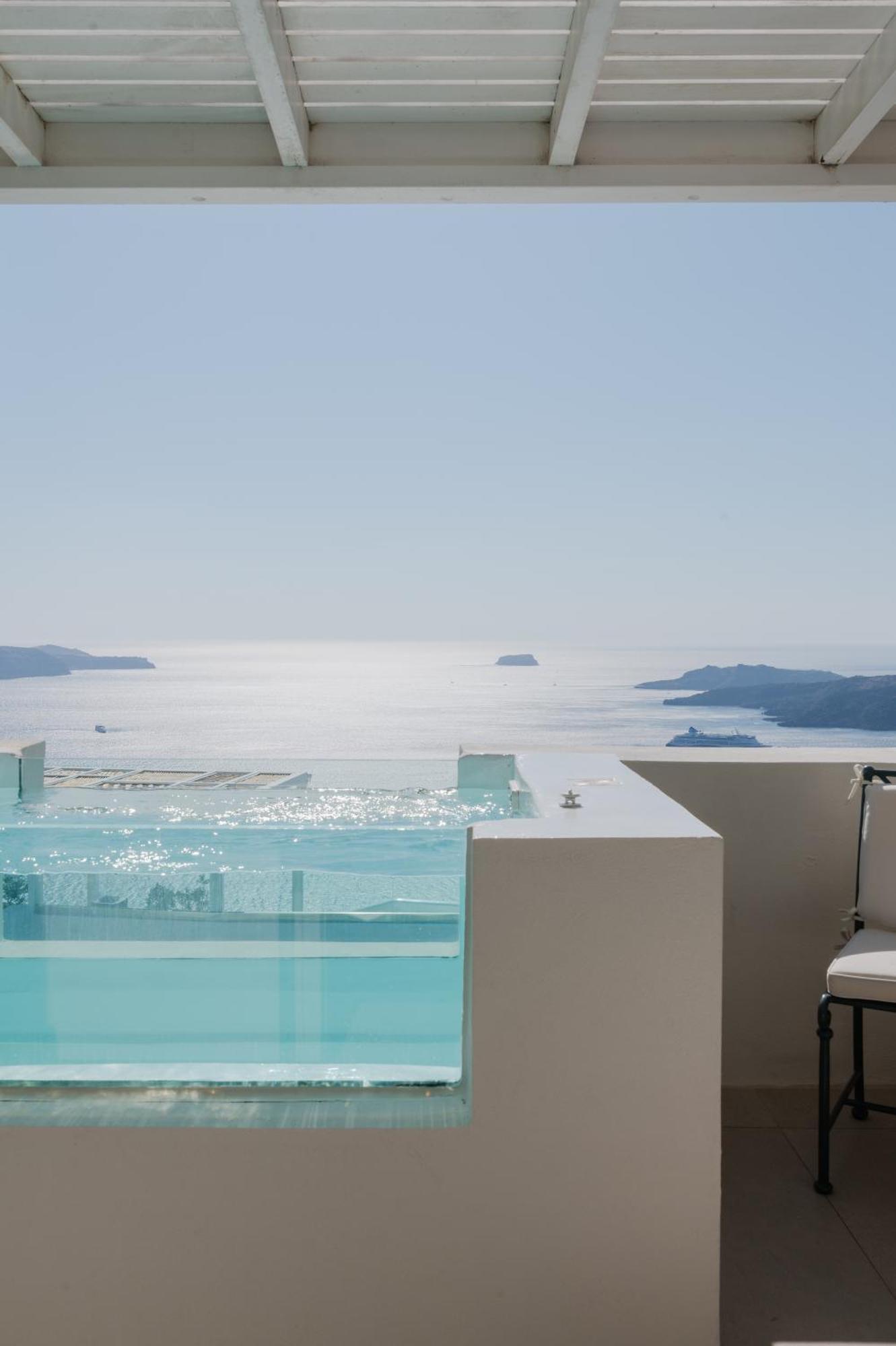 Apeiron Blue Santorini - Sustainable Adults Only 14 Plus Fira  Exteriér fotografie